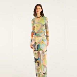 Farm Rio: Crowded Series Drawing Organic
Cotton Pants